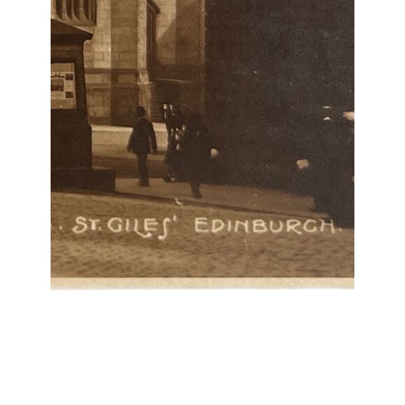 Antique RPPC Postcard Ephemera Early 1900s Picture Judges LTD St Giles Edinburgh - Picture 3 of 5